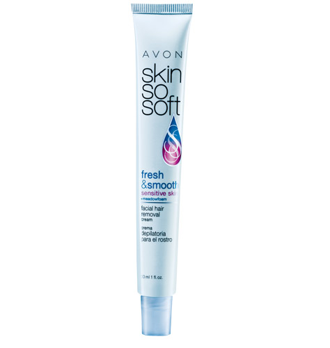SKIN SO SOFT Fresh & Smooth Sensitive Skin Facial Hair Removal C - Click Image to Close
